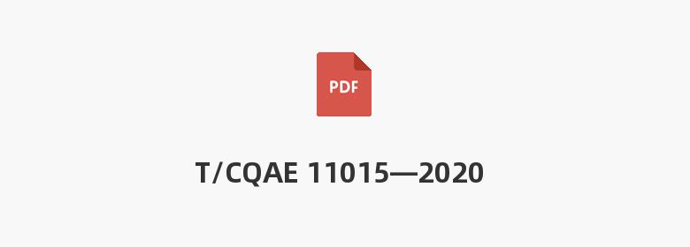 T/CQAE 11015—2020